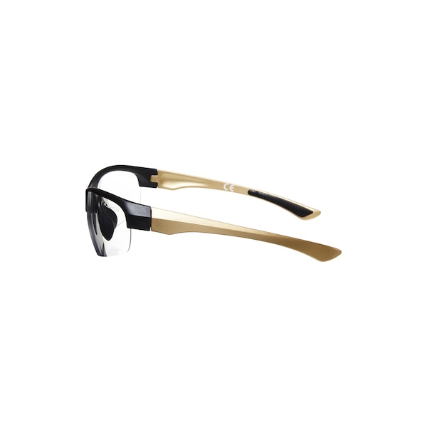 Girls With Guns Devotee Protective Shooting Safety Glasses, Clear Lenses, ANSI Z87+ & CE Rated, Gold/Brown - 2371