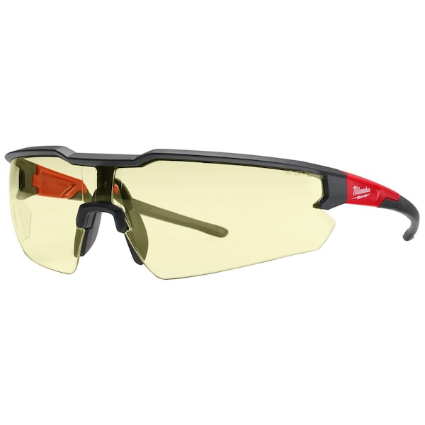 Milwaukee Tool Safety Glasses - Yellow Fog-Free Lenses - 48-73-2102