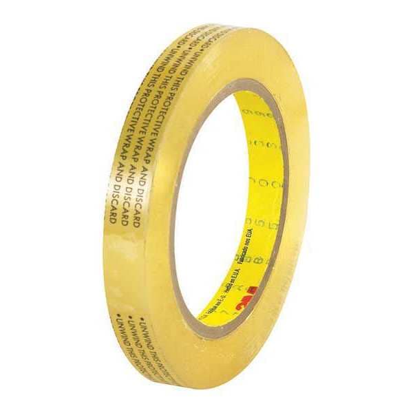 Cinta de película de doble cara de 3M, 3.5 milésimas de pulgada, 1/2"x72 yardas, transparente, paquete de 72 - T953665