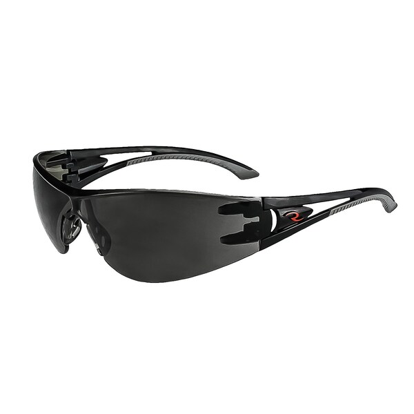 Radians Safety Glasses Anti-Scratch, Frameless, Wraparound, 1 PR - OP1020ID