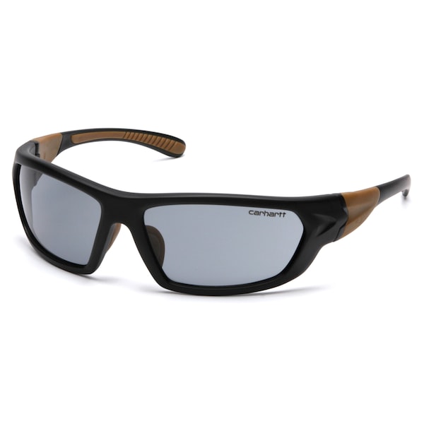 Carhartt Eyewear Carhartt Carbondale Anti-Fog Safety Glasses Gray Lens Black/Tan Frame 1 pc - CHB220DT