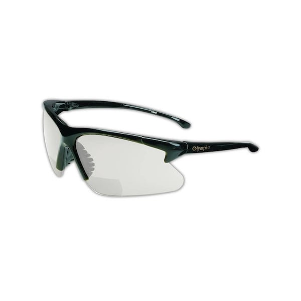 Jackson Safety Black 2 Diopter, Clear; Clear Lens, No - Antifog Coating Coating - 19879