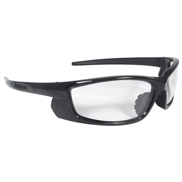 Radians Safety Glasses, Clear Polycarbonate Lens, Uncoated,  - VT1-10