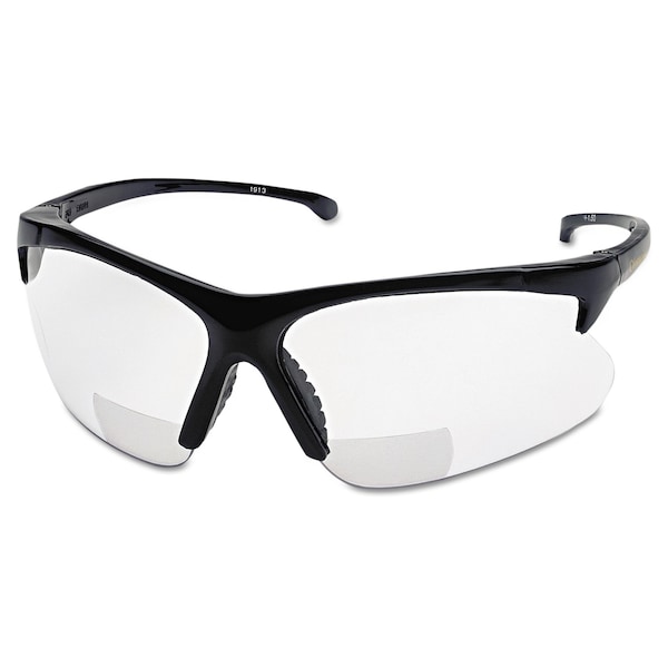 Smith & Wesson V60 30-06 RX Safety Readers, Black Frame, Clear Lens, 2.5 Diopter - 19891