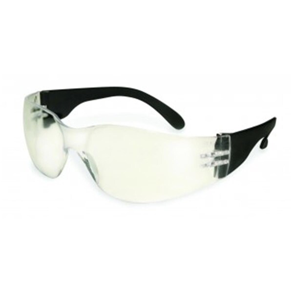 Safety I Pro Rider Frosted Temples Glasses With Clear Lens Anti-Fog- Set of 12 - I PRO FRO CL A/F