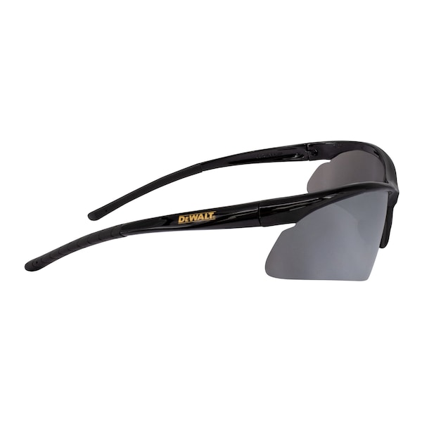 Dewalt Safety Glasses, Wraparound Silver Mirror Polycarbonate Lens, Scratch-Resistant,  - DPG51-6D