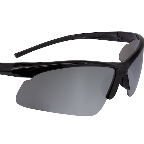 Dewalt Safety Glasses, Wraparound Silver Mirror Polycarbonate Lens, Scratch-Resistant,  - DPG51-6D