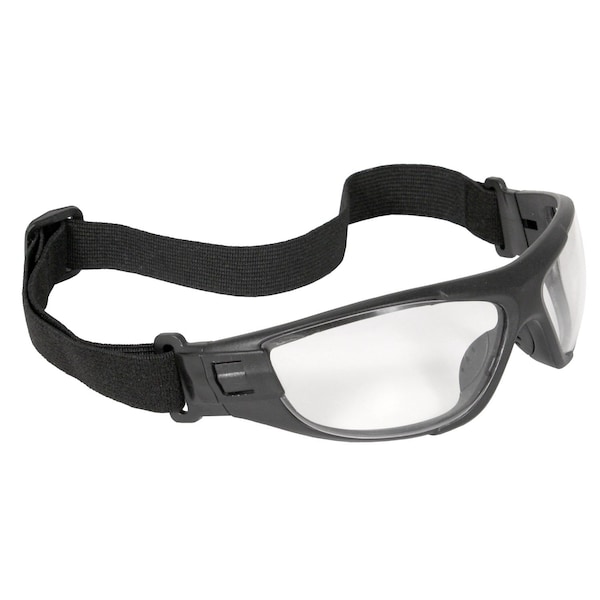 Radians Safety Glasses, Wraparound Clear Polycarbonate Lens, Anti-Fog, Scratch-Resistant, 12PK - CT1-11