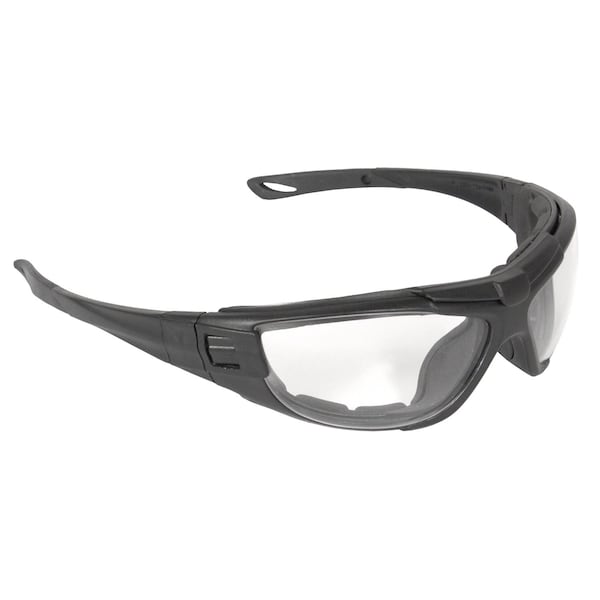 Radians Safety Glasses, Wraparound Clear Polycarbonate Lens, Anti-Fog, Scratch-Resistant, 12PK - CT1-11