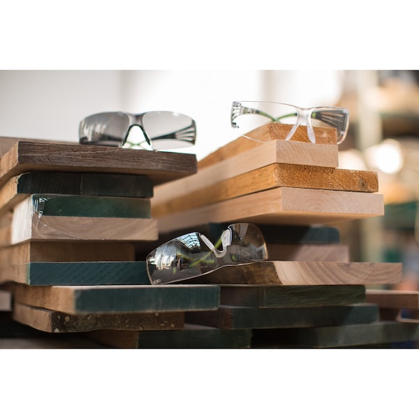 Scotch 3M SecureFit Anti-Fog Safety Glasses Mirror Lens Black/Green Frame 1 pc - SF400M-WV-6