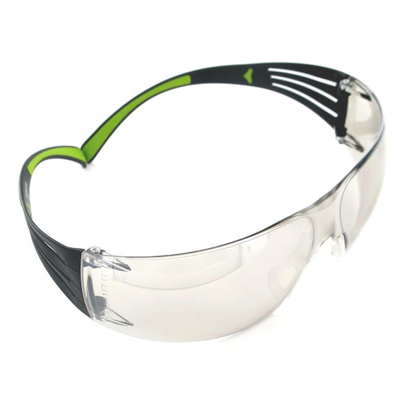 Scotch 3M SecureFit Anti-Fog Safety Glasses Mirror Lens Black/Green Frame 1 pc - SF400M-WV-6