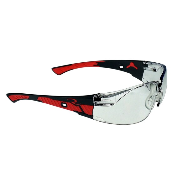 Radians Safety Glasses, Wraparound I/O Polycarbonate Lens, Uncoated,  - OBL1-90