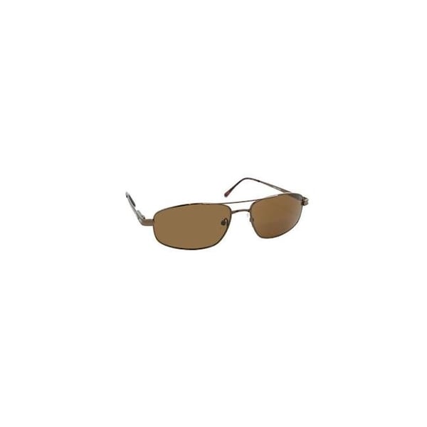 Coppermax Coppermax 3707GPP BRN/AMBER Spectacle Polarized Sunglasses - Shiny Brown - Amber Lens - 3707GPP BRN/AMBER