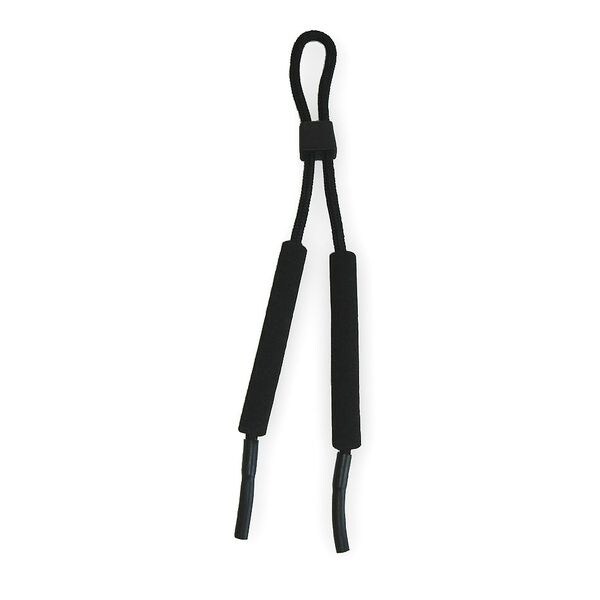 Zoro Select Eyewear Retainer, Black, Adj. to 22 - 2YAX6