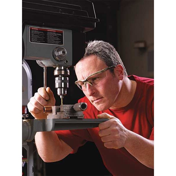 Gateway Safety CONQUEROR(R), Safety Glasses Anti-Fog, Clear Lens, Half-Frame, Wraparound - 28CM79