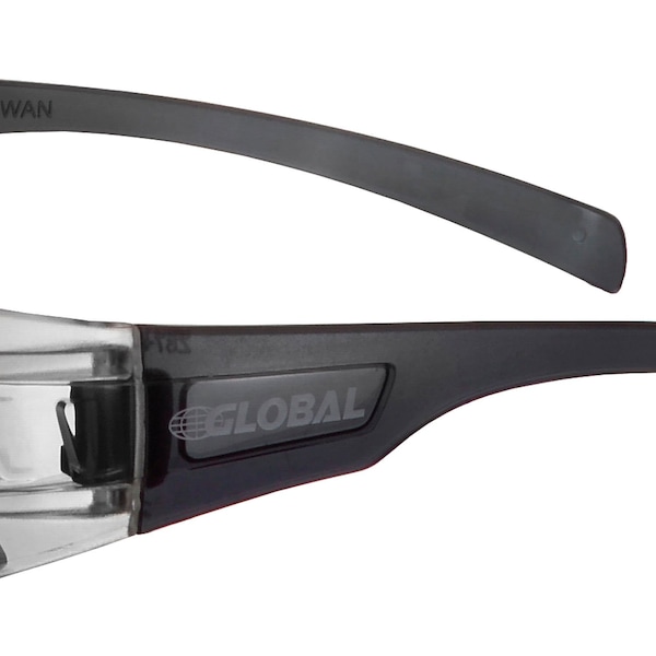 Global Industrial Frameless Safety Glasses, Scratch Resistant, Indoor/Outdoor Lens - 708119IO