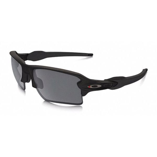 Oakley Flak 2.0 XL, Safety Glasses Anti-Scratch, Black Lens, Half-Frame, Wraparound - OO9188-6459