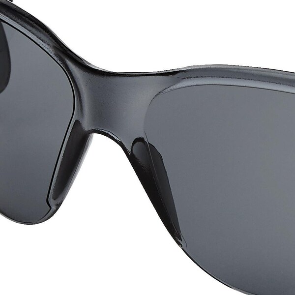 Sellstrom Safety Glasses Anti-Scratch, Smoke Lens, Frameless - S73471