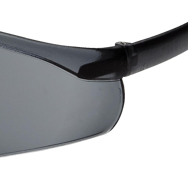 Sellstrom Safety Glasses Anti-Scratch, Smoke Lens, Frameless - S73471