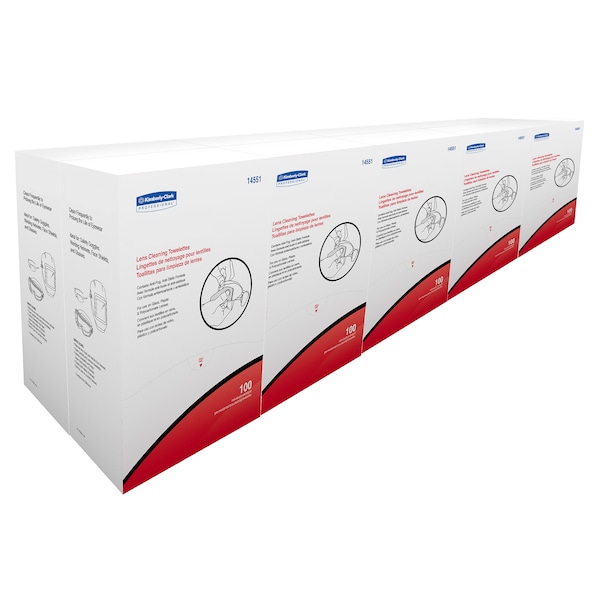 Kleenguard PreMoist Len Cleaning Towelettes 1000/Cs - 14551