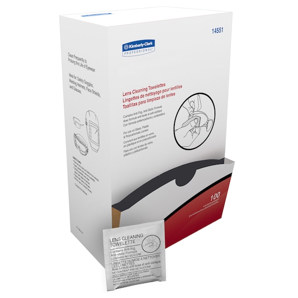 Kleenguard PreMoist Len Cleaning Towelettes 1000/Cs - 14551
