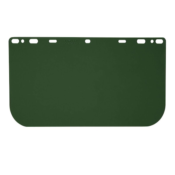 Home Improvement Universal Visor Safety Faceshield, Dark Green - HO1402317