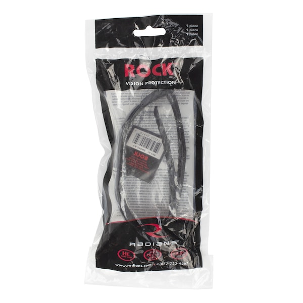 Radians Safety Glasses, Wraparound Smoke Polycarbonate Lens, Anti-Fog,  - RK1-21