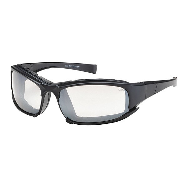 Bouton Optical Safety Glasses, Anti-Fog &  Anti-Scratch, Gray Lens, Universal, 1 PR - 250-CE-10092