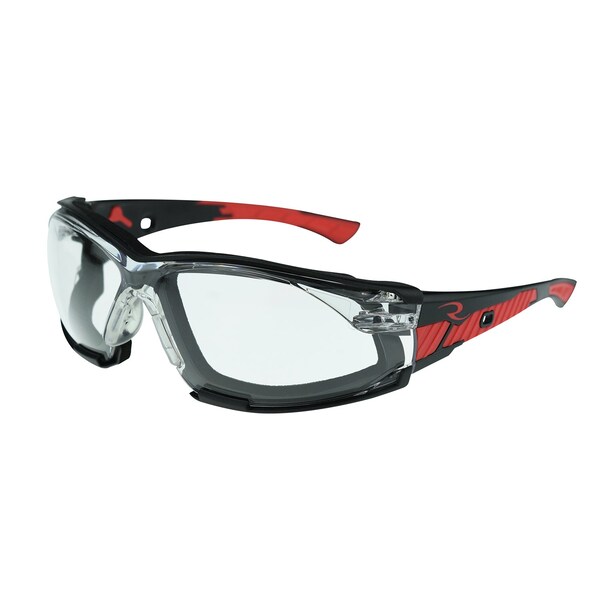 Radians Safety Glasses, Anti-Fog &  Anti-Scratch, Clear IQ Lens, Universal - OBL1-13
