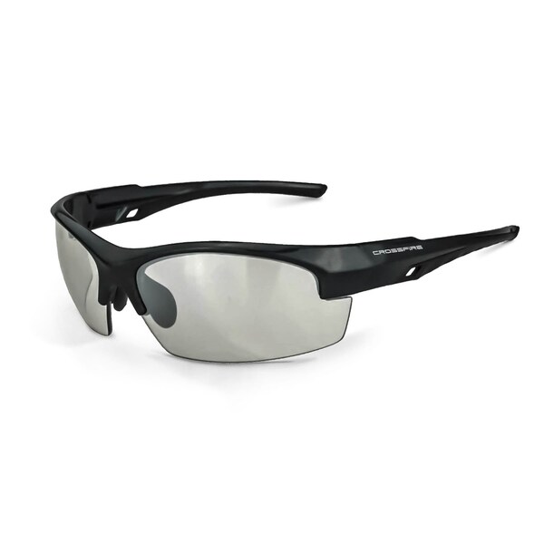 Crossfire Safety Glasses, Wraparound I/O Polycarbonate Lens, Scratch-Resistant,  - 40412