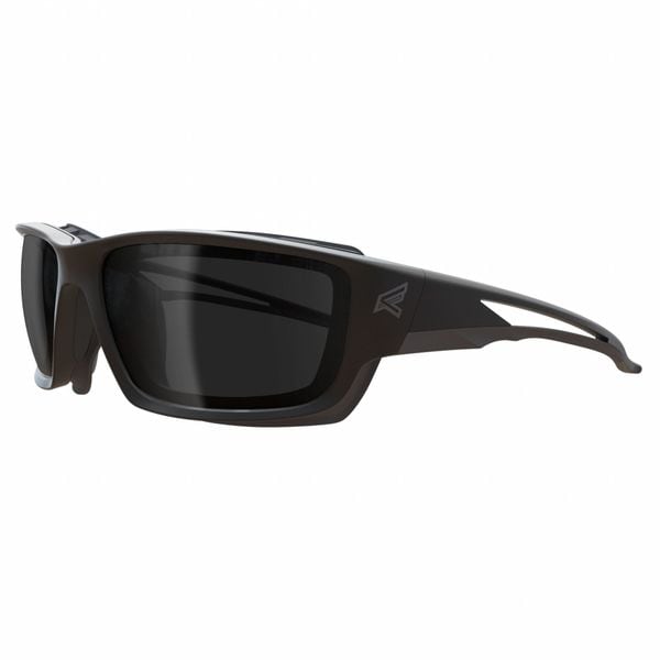 Edge Eyewear Kazbek, Safety Glasses Anti-Scratch, Polarized, Smoke Lens, Full-Frame, Wraparound - GSK116VS