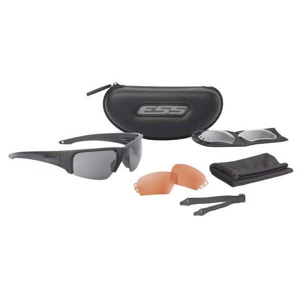 Ess Crowbar, Safety Glasses Anti-Scratch, Clear Lens, Half-Frame, Wraparound - EE9019-04