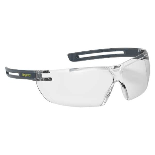 Hexarmor Safety Glasses Anti-Fog &  Anti-Scratch, Clear Lens, Frameless, Wraparound - 11-22003-05