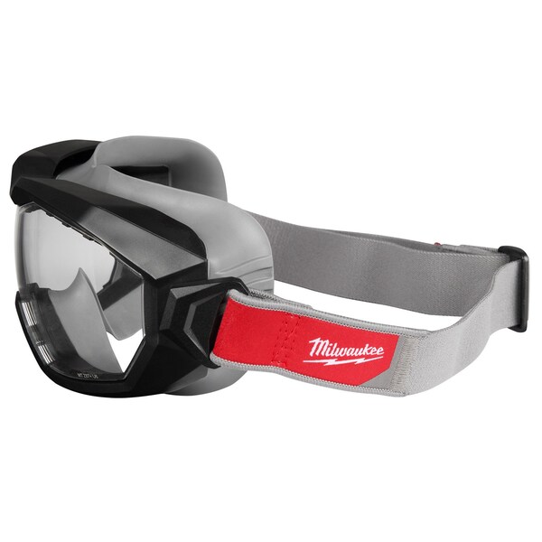Milwaukee Tool Safety Goggles, Anti-Fog, Anti-Scratch, Clear Lens, D3, D4, D5 ANSI/Dust Splash Rating, Universal - 48-73-2065