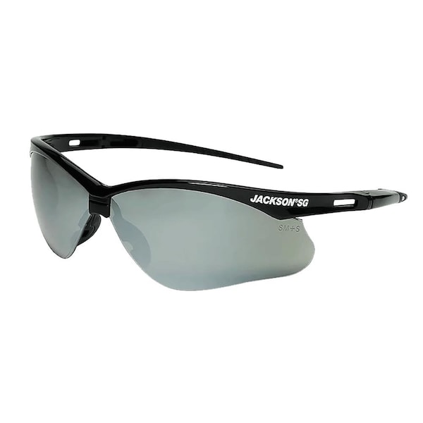 Jackson Safety Safety Glasses Anti-Fog, Smoke Lens, Half-Frame - 50007