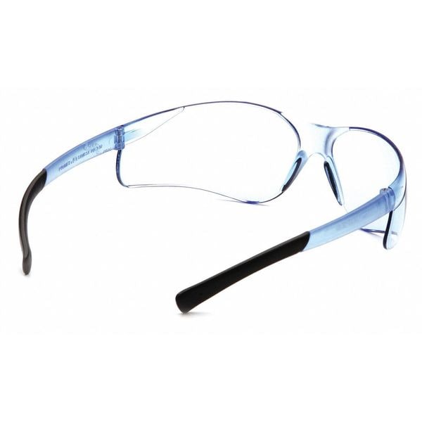Pyramex Ztek, Safety Glasses Anti-Scratch, Blue Lens, Frameless, Traditional - S2560S