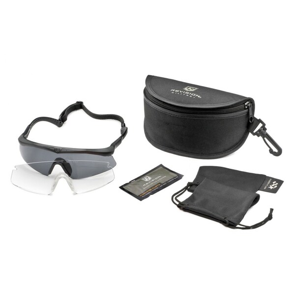 Revision Military Safety Glasses Anti-Fog &  Anti-Scratch, Assorted Lens, Wraparound - 4-0076-0341