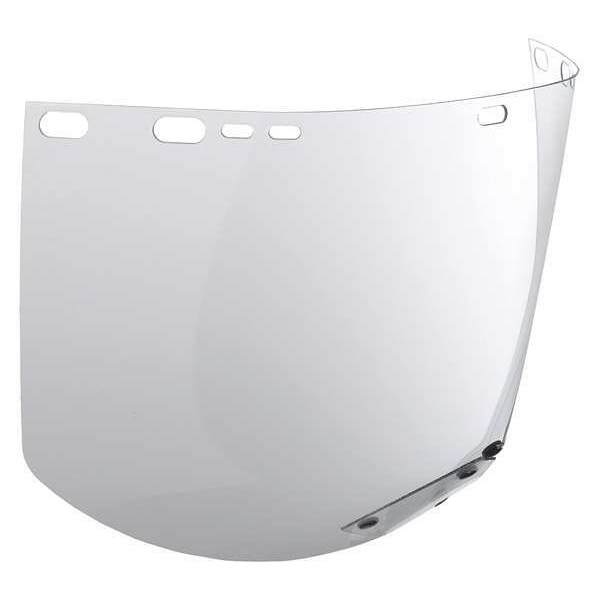 Jackson Safety Face Shield, Clear Visor, Acetate, Uncoated Lens, Clear - 29060