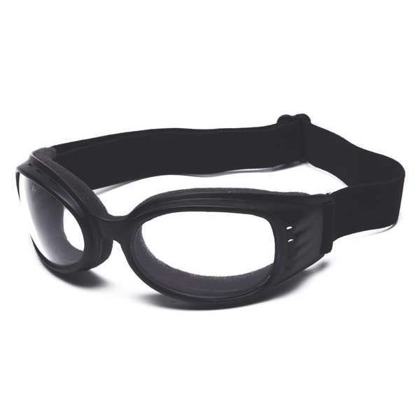 Condor Impact Resistant Goggles, Anti-Fog, Clear Lens, Direct Venting, Universal - 4VCF3