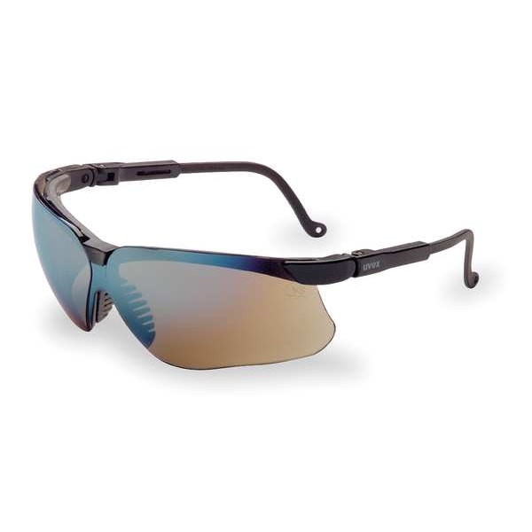 Honeywell Uvex Genesis, Safety Glasses Anti-Scratch, Amber Lens, Half-Frame, Wraparound - S3203