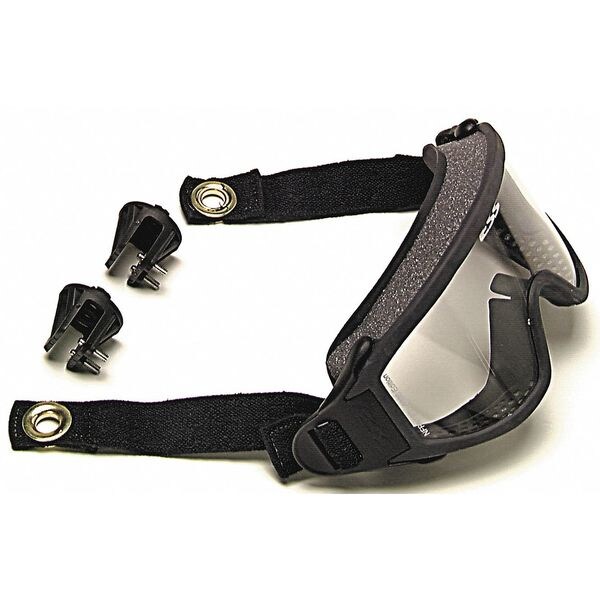 Msa Safety Firefighter Goggles, Anti-Fog, Scratch-Resistant, Clear Lens, Direct Venting, Universal - S549P