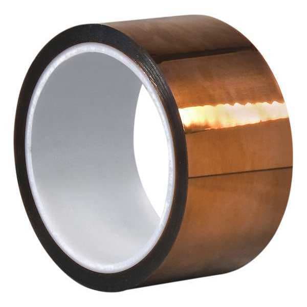 Cinta de película Kapton de Tapecase, ámbar, 0.75" x 5 yd. - DC-5KHN