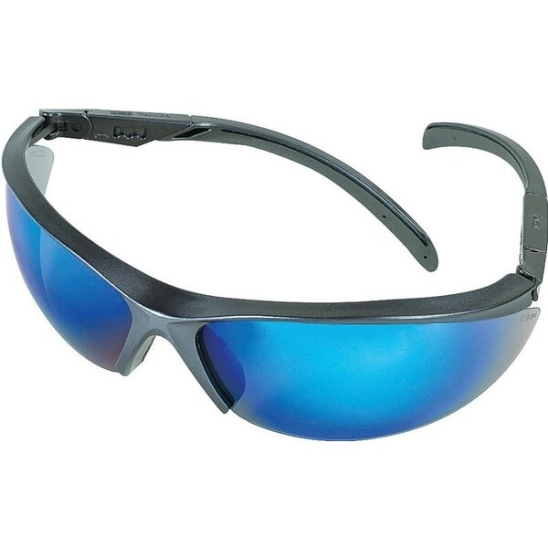 Msa Safety 10083086 Essential Adjust Safety Glasses, AntiFog Lens, Metal Frame, Blue Gray Frame - 10083070