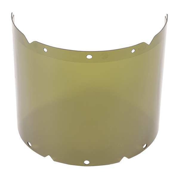 Msa Safety Faceshield Visor, Green Visor, Polycarbonate, Anti-Fog ; Anti-Scratch Lens, Green - 10115860