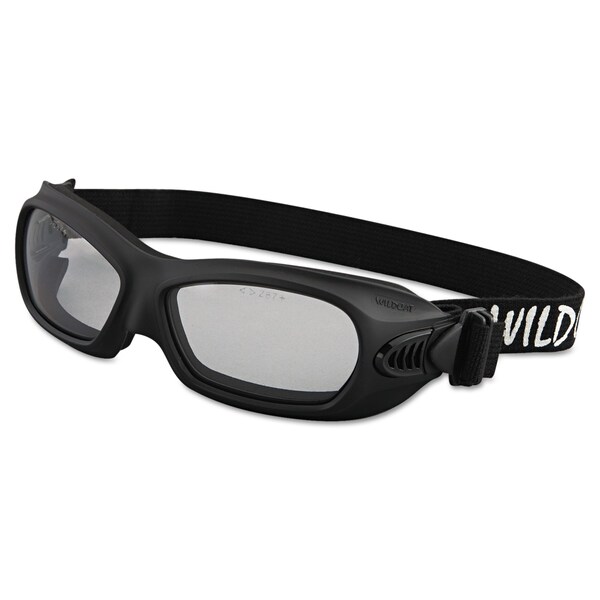 Kleenguard V80 WildCat Safety Goggles, Black Frame, Clear Lens - 20525