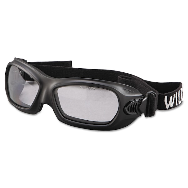 Kleenguard V80 WildCat Safety Goggles, Black Frame, Clear Lens - 20525