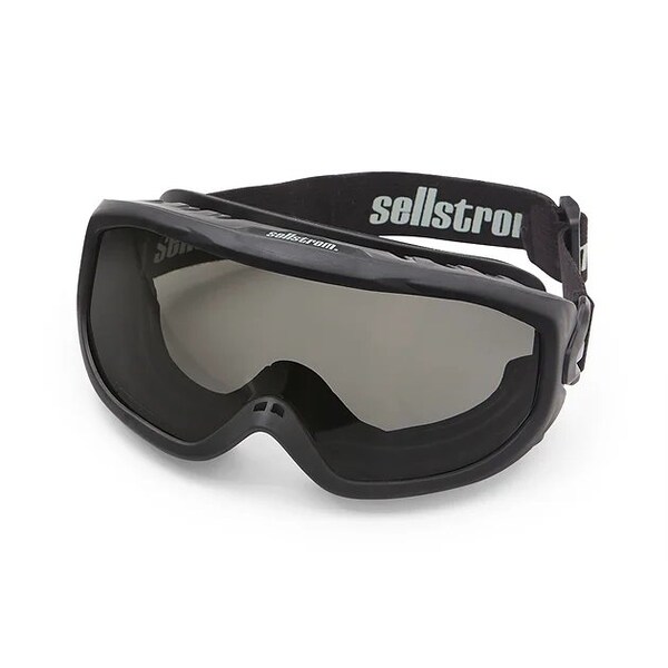 Jackson Safety Firefighting Goggles, Smoke Tint, Black Body, Non-Vented - S80226