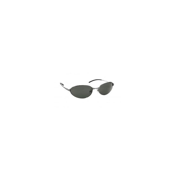 Coppermax Coppermax 3709GPP GUN/SMOKE Tonga Oval Polarized Sunglasses - Gunmetal - Smoke Lens - 3709GPP GUN/SMOKE