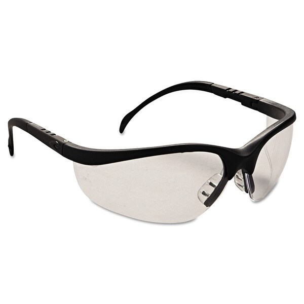 Mcr Safety Klondike, Safety Glasses Anti-Scratch, Clear Lens, Wraparound, Wraparound - 135-KD110