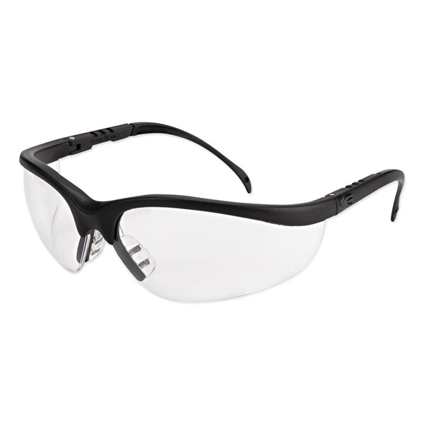 Mcr Safety Klondike, Safety Glasses Anti-Scratch, Clear Lens, Wraparound, Wraparound - 135-KD110